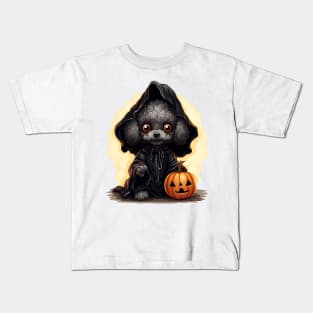 Halloween Poodle Dog #3 Kids T-Shirt